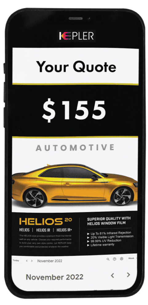 Automotive Window Tinting 19 Helios quote