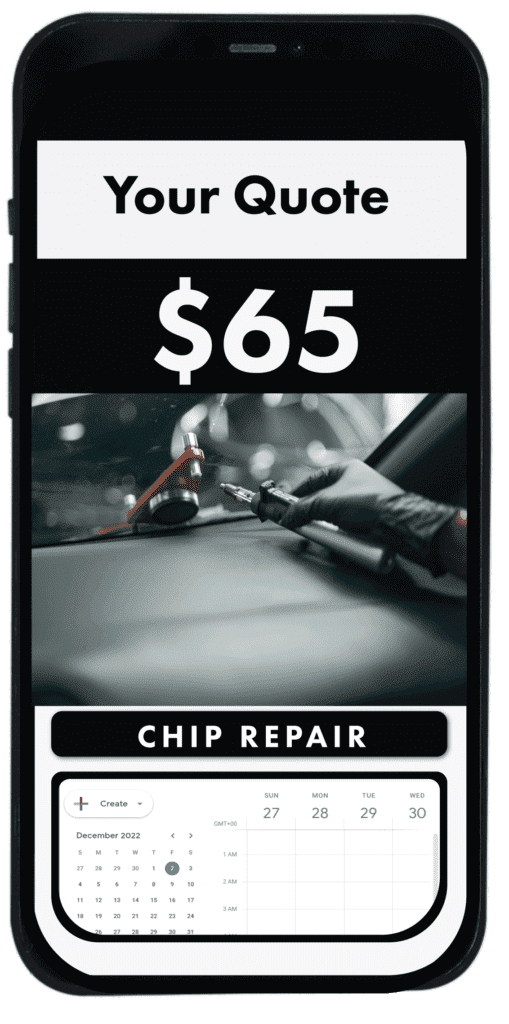 Windshield Chip Repair 15 example of price - autoglass repair in USA