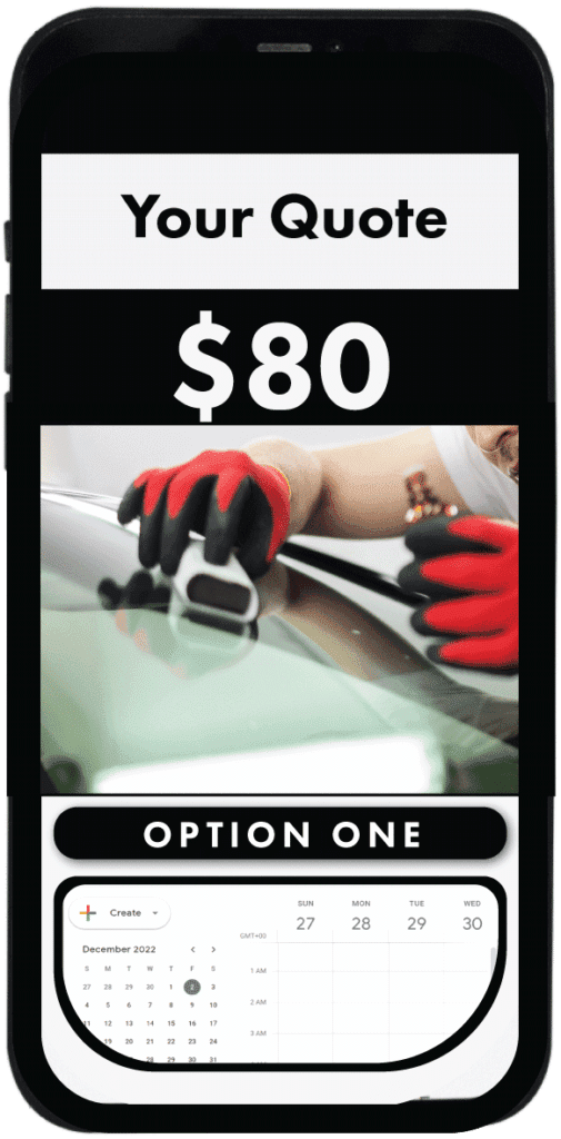Windshield Coatings 11 a price example for lower end windshield coatings of $80 in USA